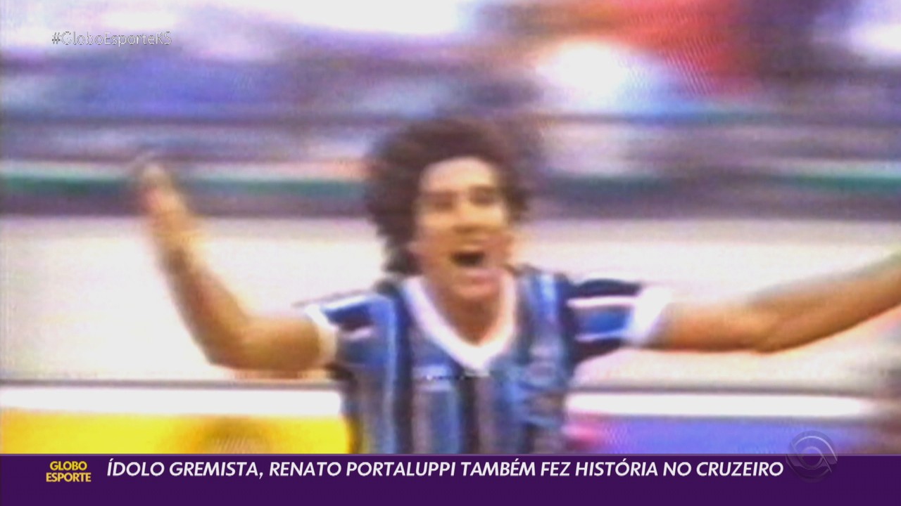 Ídolo gremista, Renato Portaluppi também fez história no Cruzeiro