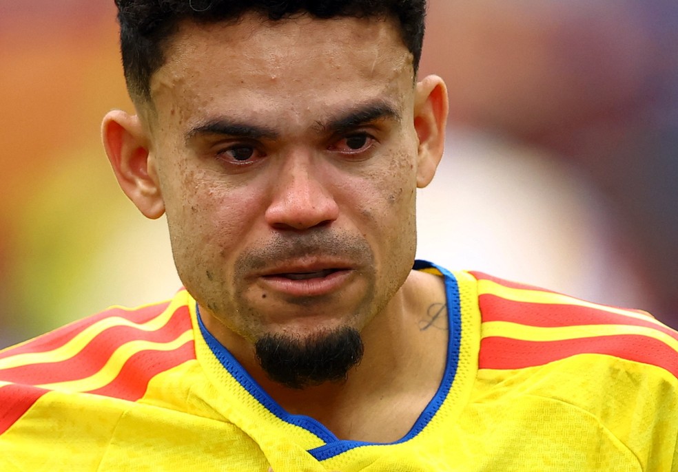 Luis Díaz chora após eliminação — Luis Díaz Copa do Mundo