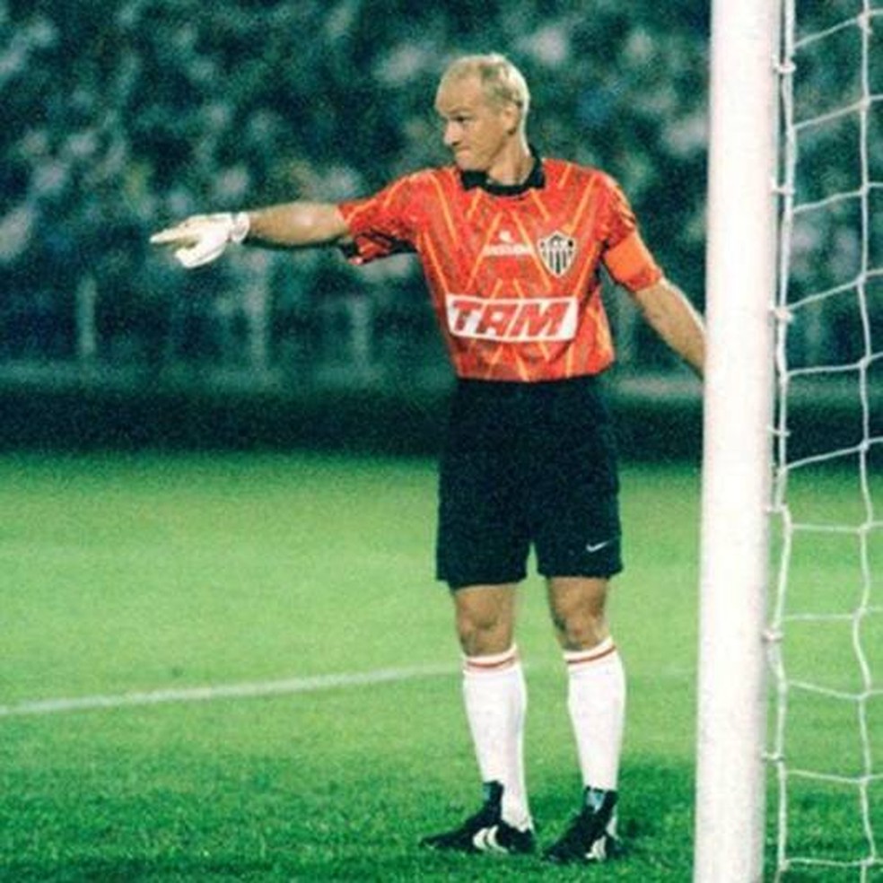 Taffarel atuando como goleiro do Atltico-MG  Foto: Divulgao/Atltico