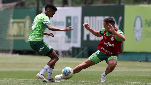 Palmeiras confirma retorno de Estêvão e exames em Murilo; Felipe Anderson sem lesão.