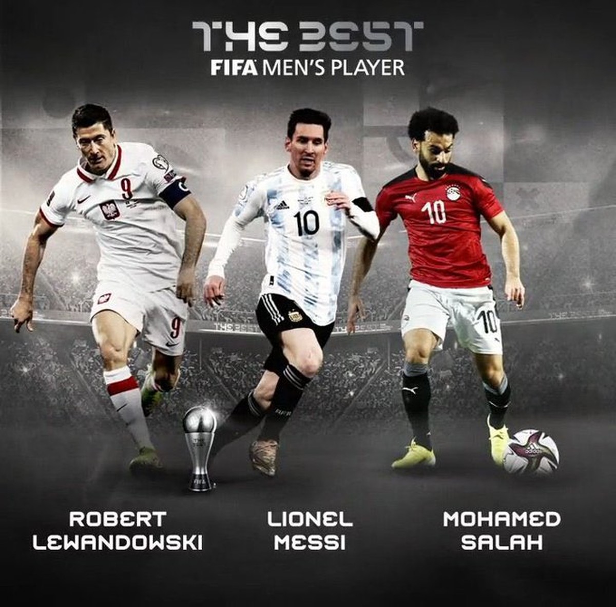 Salah, Lewandowski e Messi são indicados para o prêmio de Melhor Jogador da  FIFA Masculino de 2021 – Monitor do Oriente