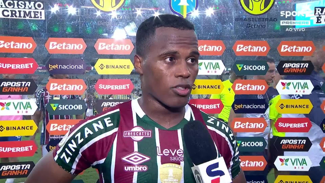 Autor do gol para o Fluminense, Arias comemora: 'Vitória extremamente importante'