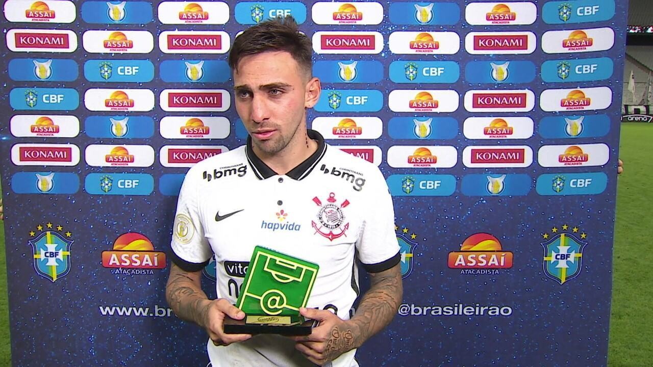 Gustavo Mosquito é eleito Craque do Jogo com gols pelo Corinthians ...