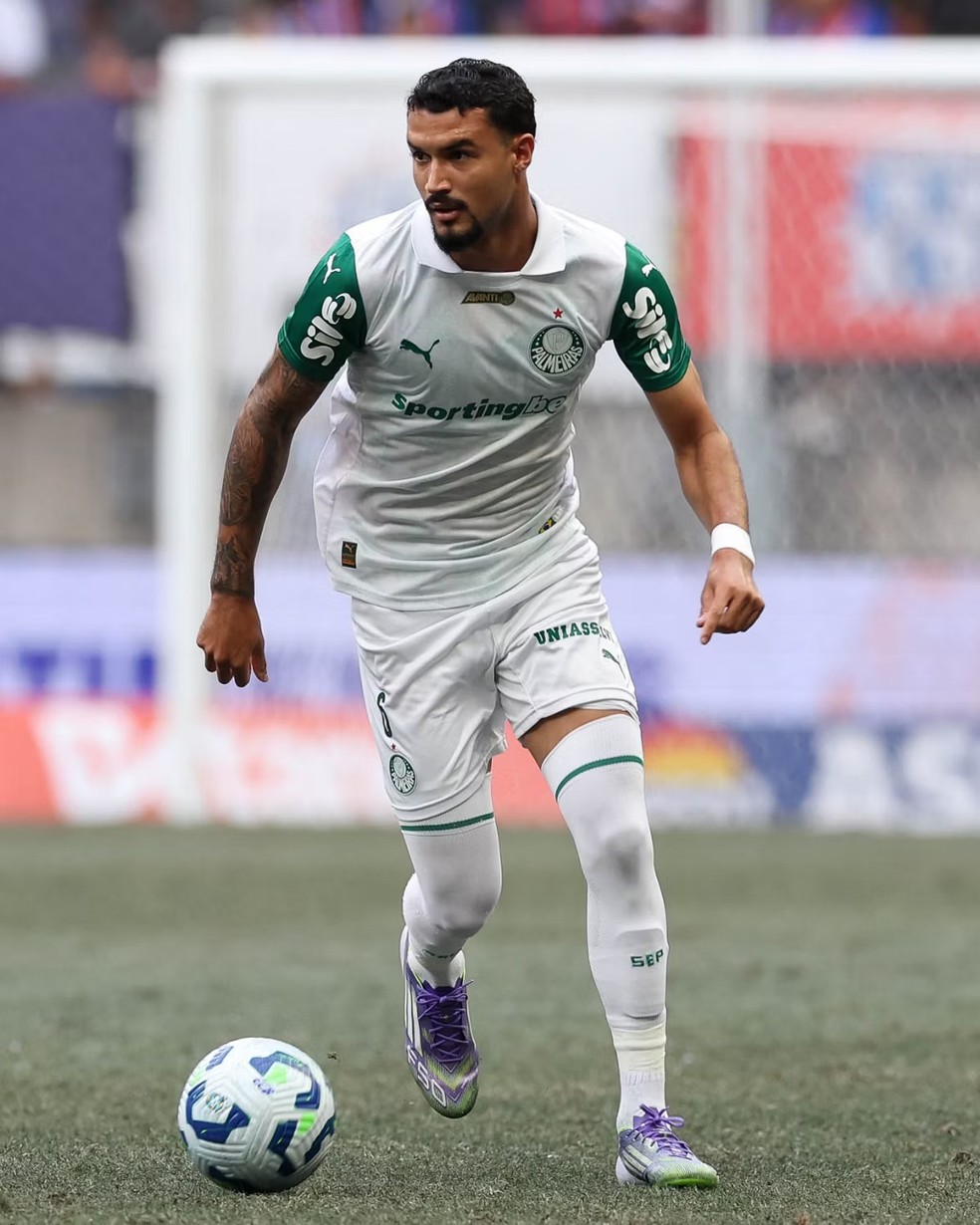 Jeft em jogo do Palmeiras  Foto: Cesar Greco/Palmeiras