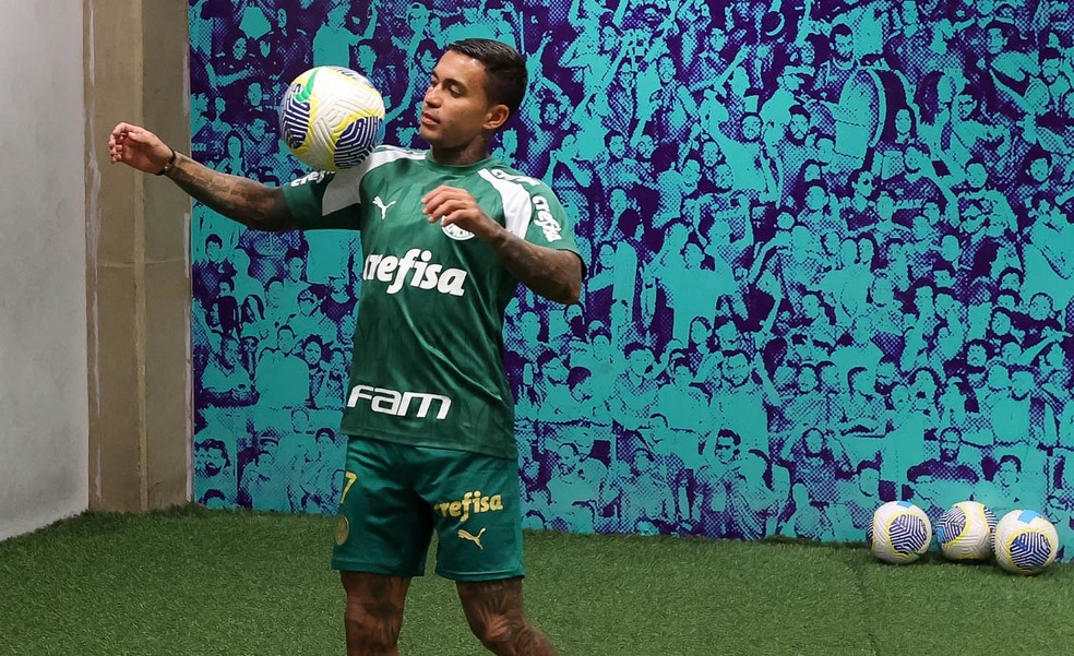 Dudu encerra passagem pelo Palmeiras — Foto: Cesar Greco