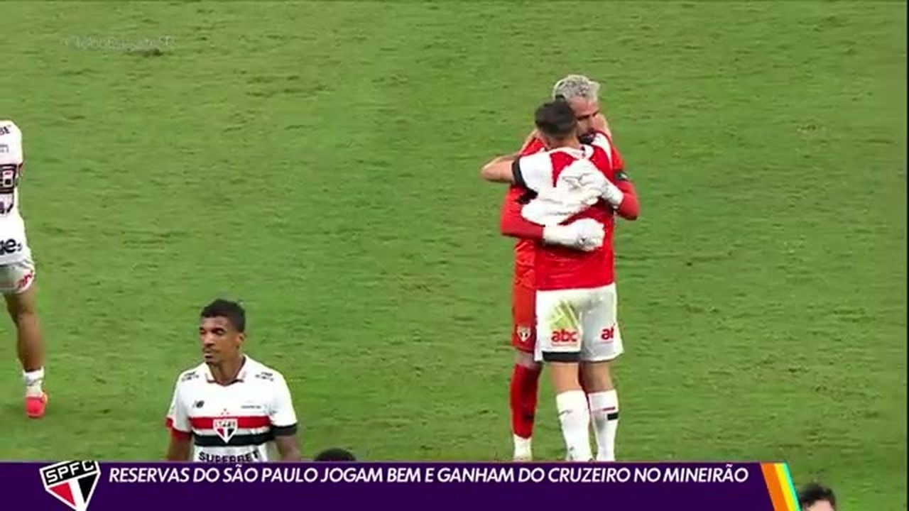 Reservas do São Paulo jogam bem e ganham do Cruzeiro no Mineirão