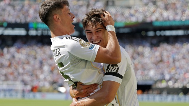 Arda Guler e Gonzalo Garcia em Real Madrid x Borussia Dortmund