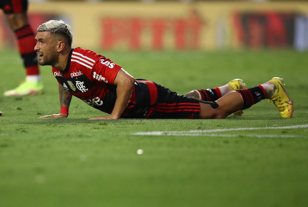 Arrascaeta durante a final da Copa do Brasil no Morumbi — Foto: REUTERS/Carla Carniel