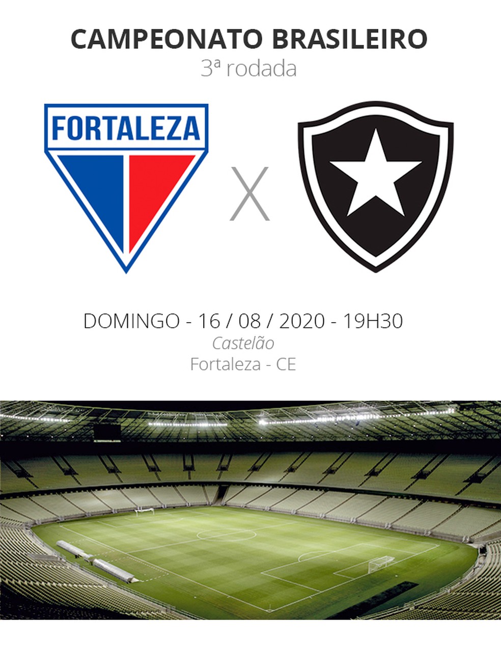 Fortaleza x Botafogo: veja onde assistir ao vivo, horário e escalações