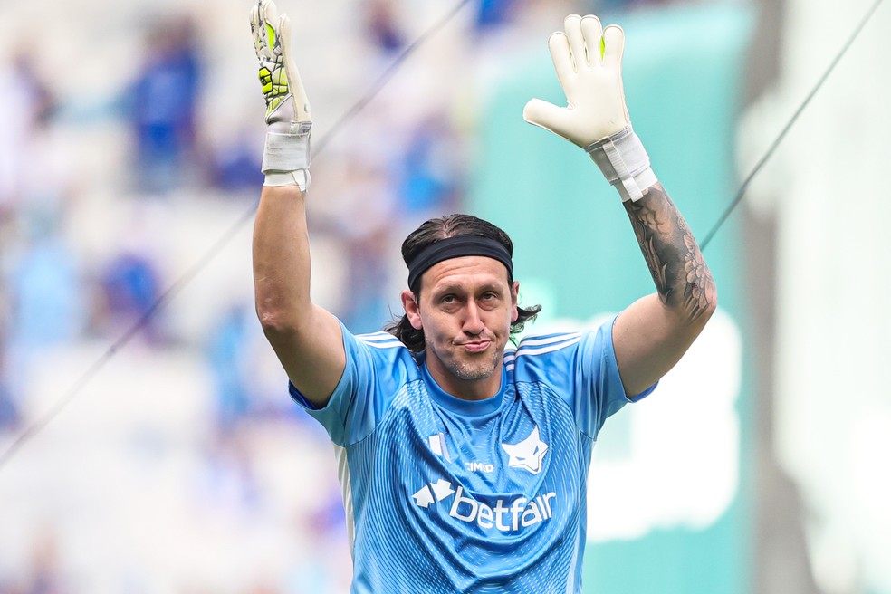 Cássio, Cruzeiro — Foto: Gilson Lobo/AGIF