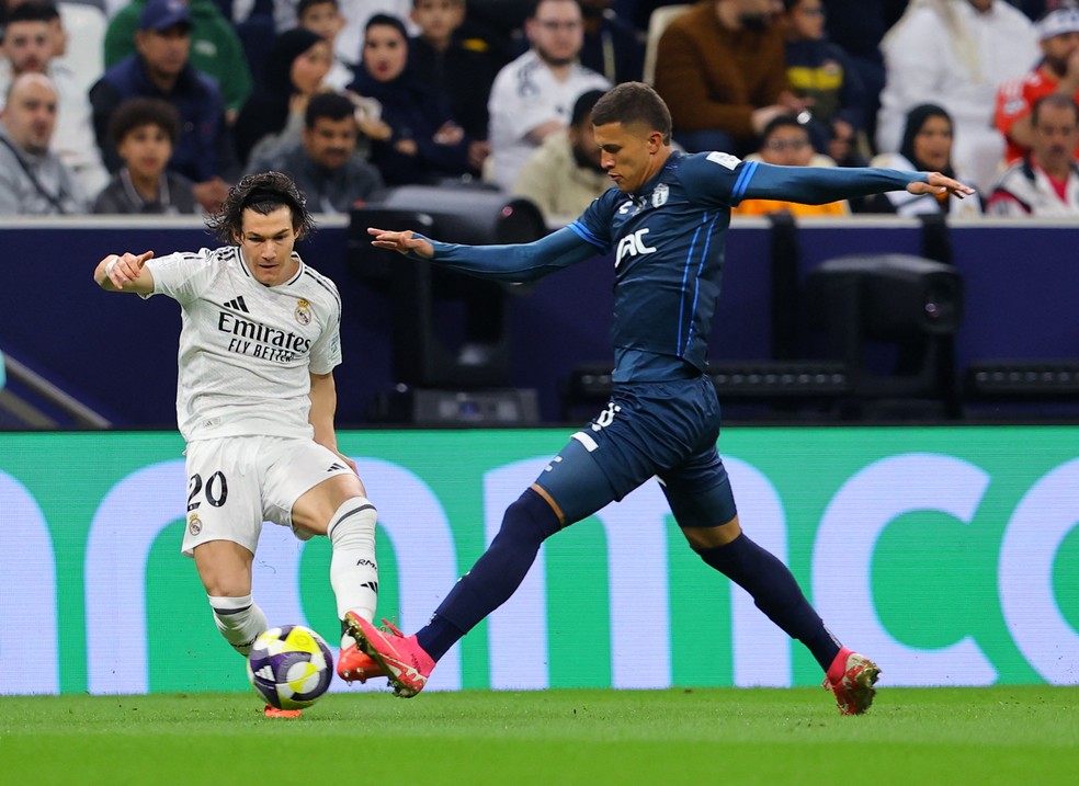 Real Madrid x Pachuca se enfrentaram pela Copa Intercontinental em dezembro — Foto: REUTERS/Ibraheem Al Omari