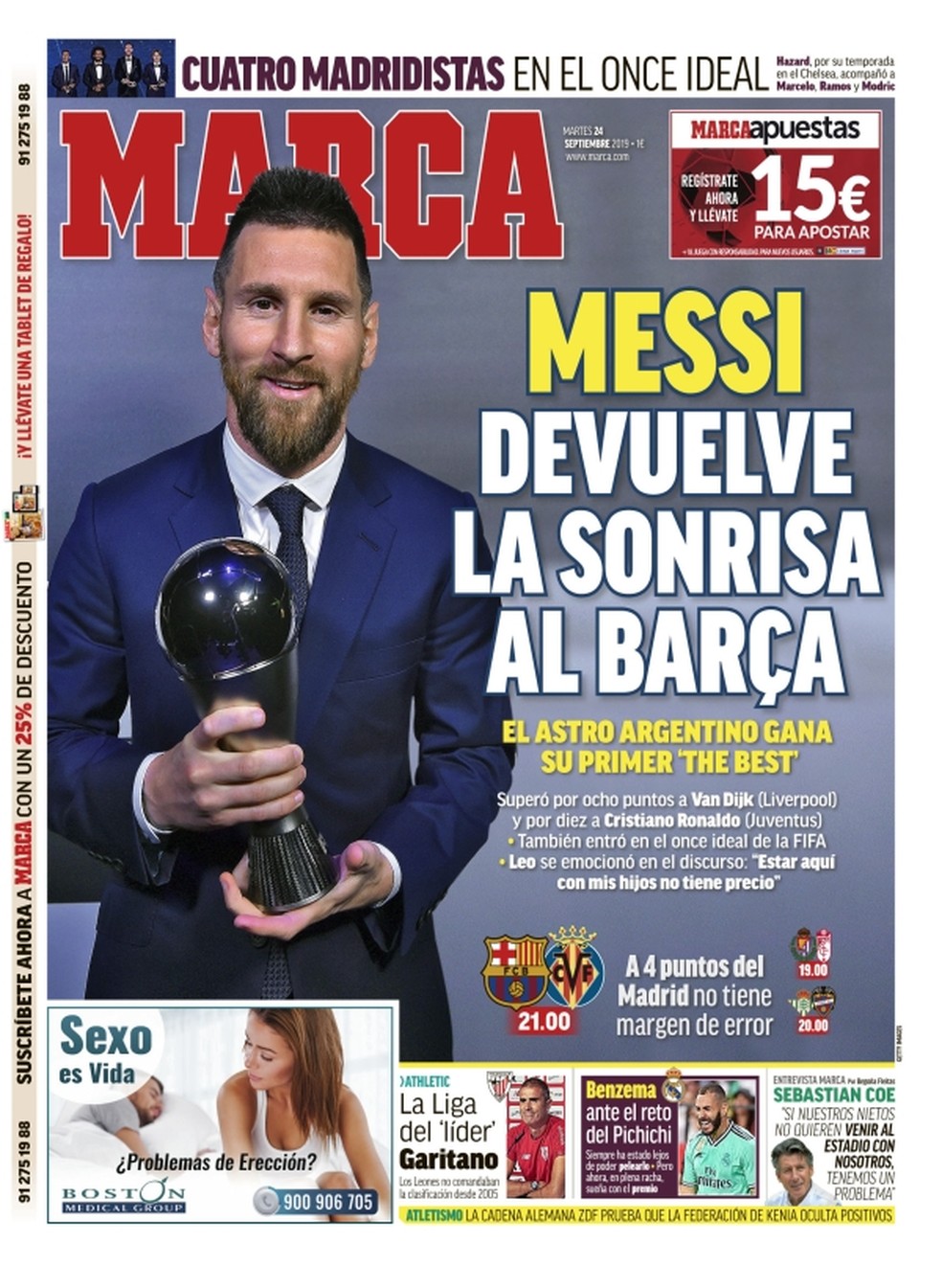 Jornal espanhol crava que Messi, novamente, será o vencedor da Bola de Ouro  - Futebol Internacional - Br - Futboo.com