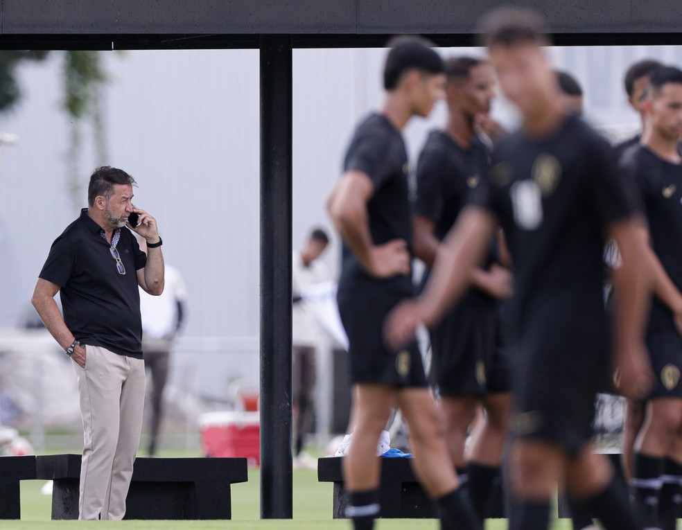 Augusto Melo tem Fábio Carille como prioridade no Corinthians — Foto: Rodrigo Coca / Ag.Corinthians