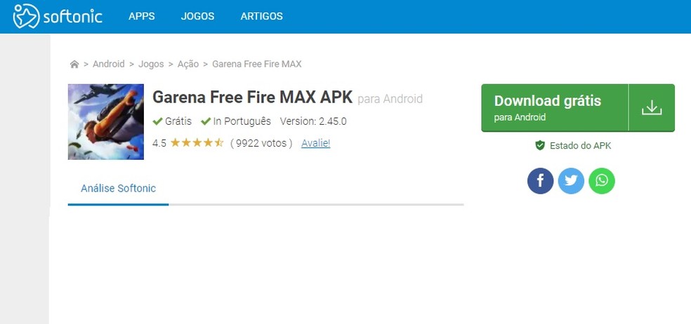 Free Fire Lite: existe um APK disponível para baixar uma versão