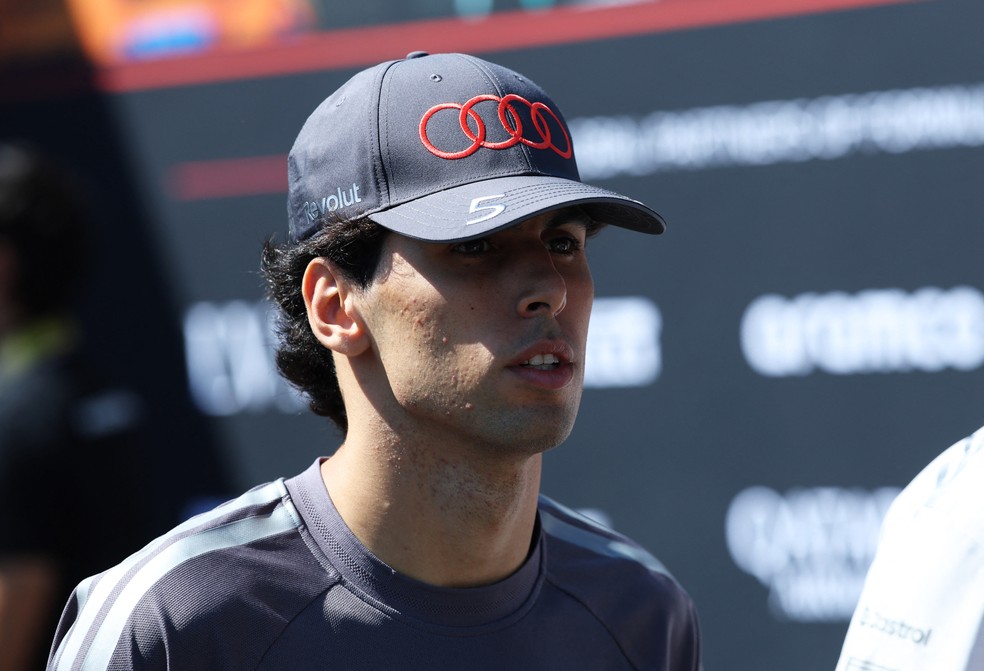 Gabriel Bortoleto durante o GP da Áustria — Foto: Leonhard Foeger/Reuters
