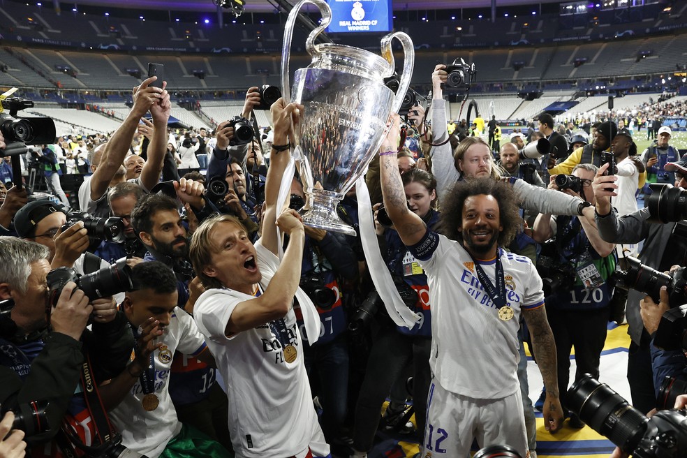 Celebração da classificação do Real Madrid na Champions viraliza