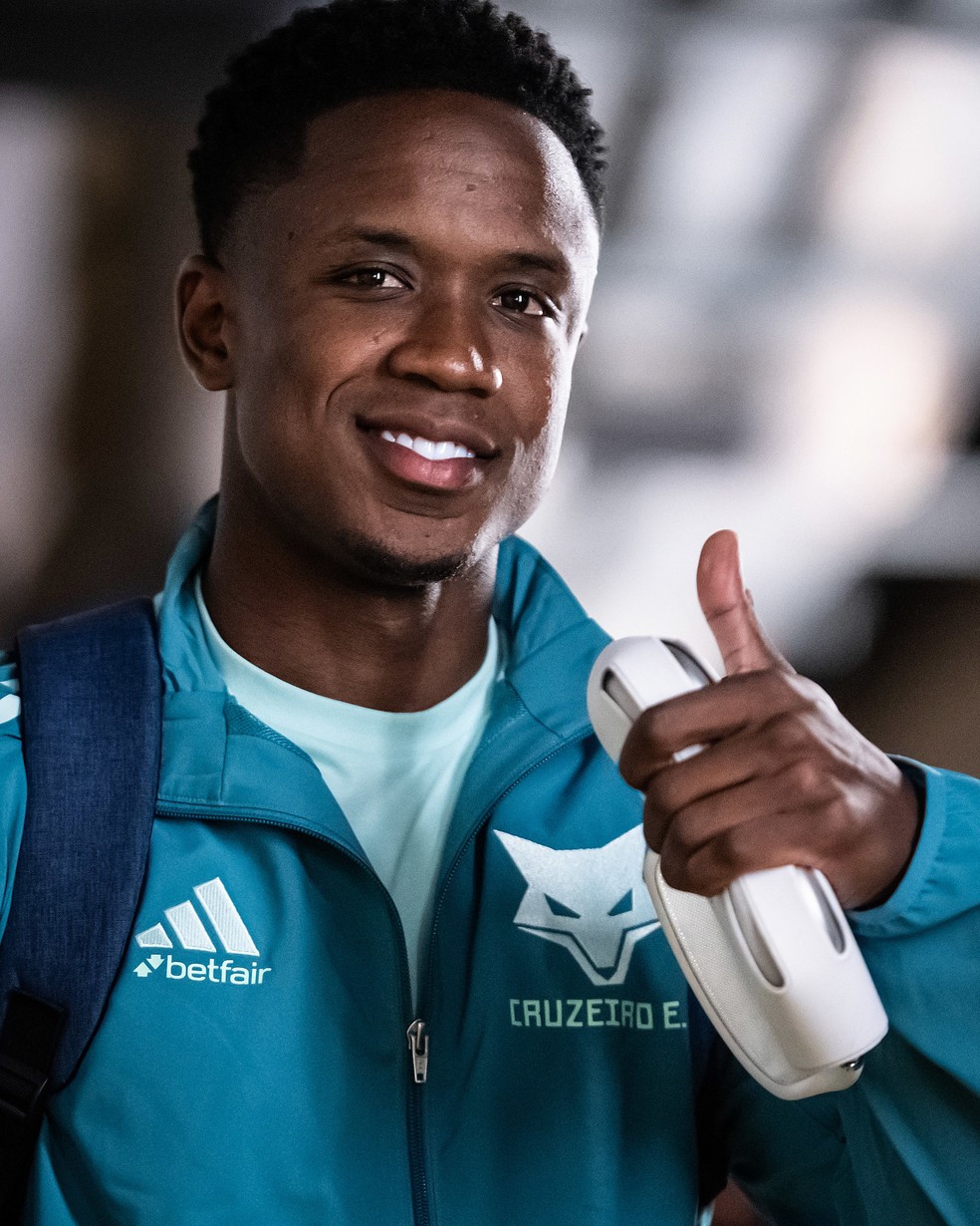 Luis Sinisterra estreou pelo Cruzeiro contra o São Paulo — Foto: Gustavo Aleixo/Cruzeiro