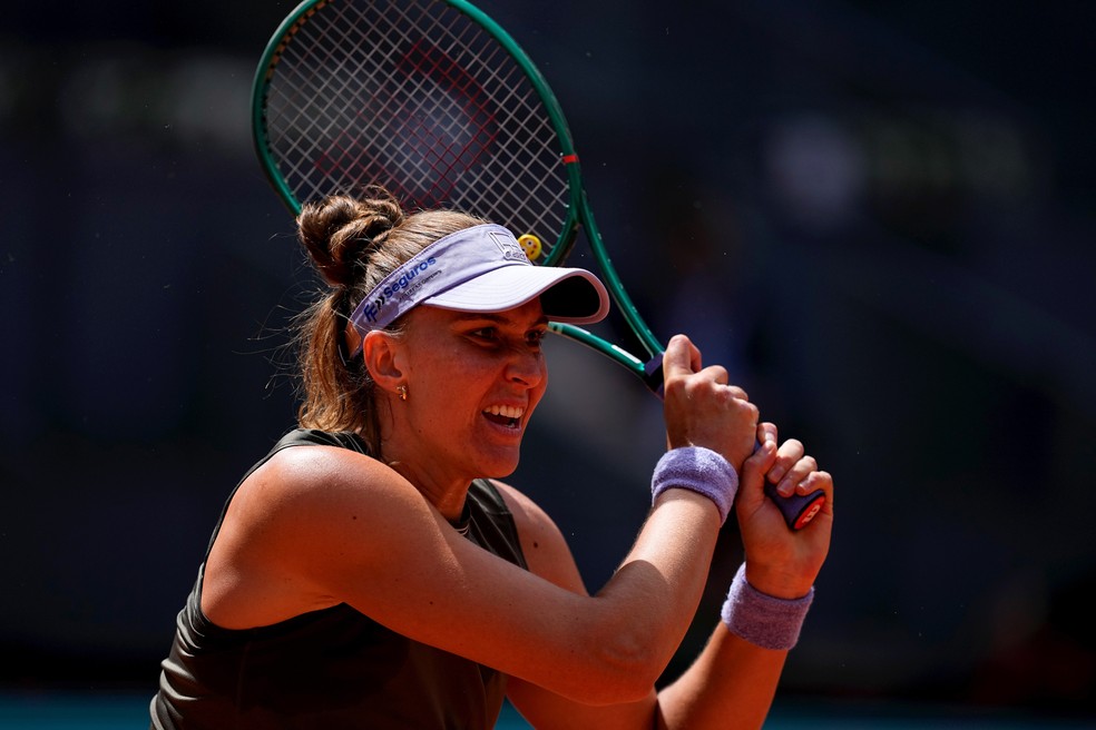Bia Haddad perde para espanhola e cai na estreia do Madrid Open — Foto: Oscar J. Barroso/Europa Press via Getty Images