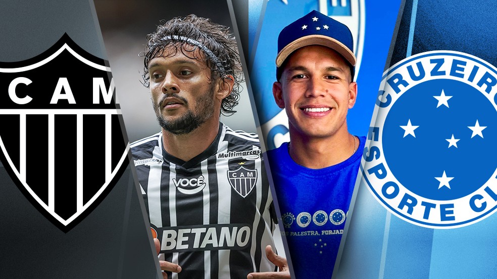 Atlético-MG x Cruzeiro; Scarpa e Romero