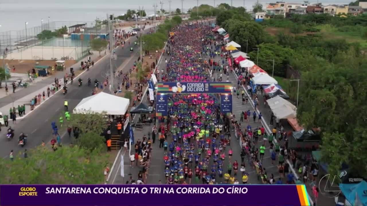 Santarena conquista o tri na Corrida do Círio