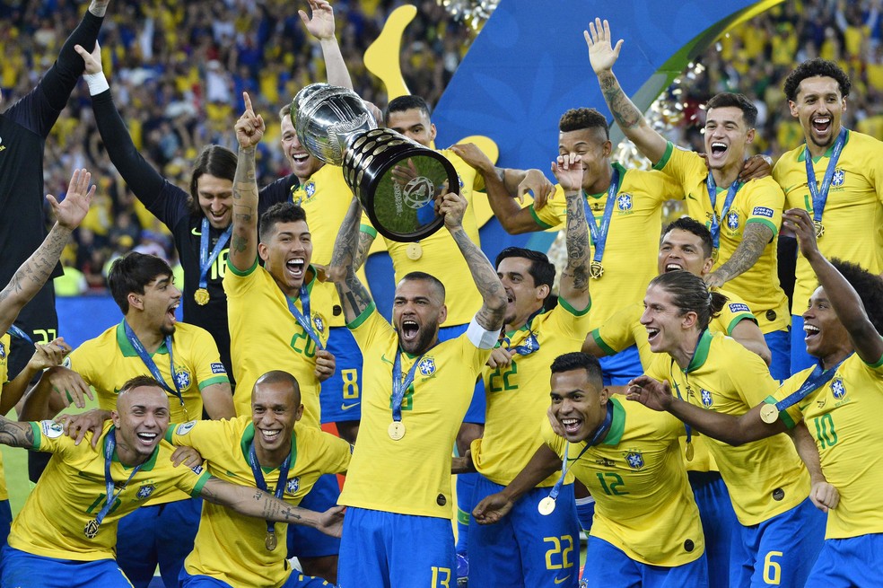 Copa América de 2019 foi último título do Brasil no Maracanã — Foto: Marcos Ribolli