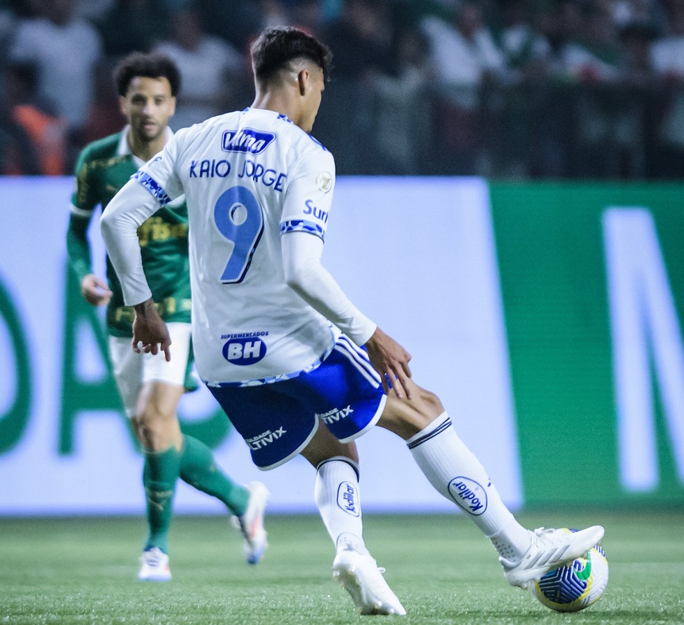 Kaio Jorge; Palmeiras x Cruzeiro; Brasileirão 2024 — Foto: Gustavo Aleixo/Cruzeiro