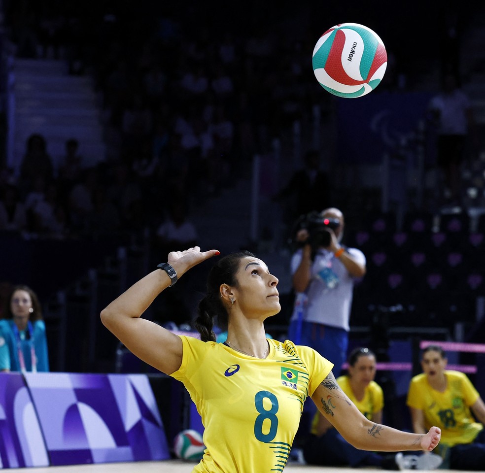 Suellen foi a maior pontuadora de Brasil x Ruanda  — Foto: REUTERS/Maria Abranches