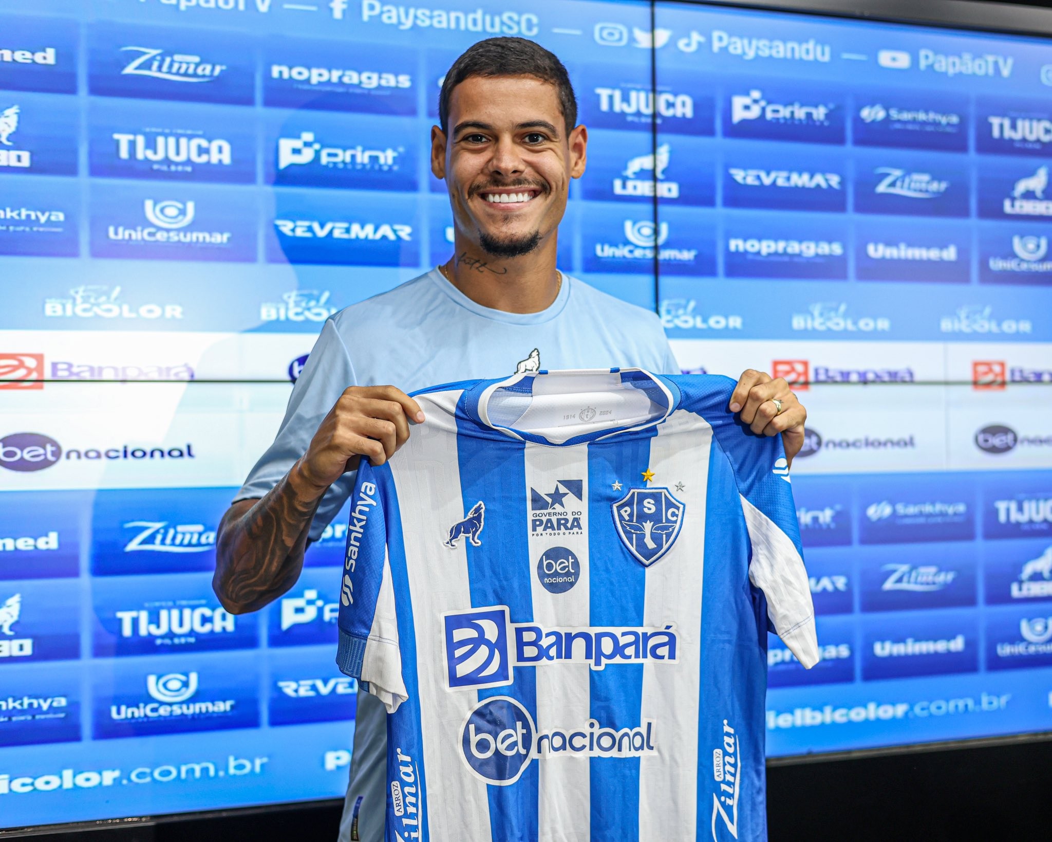 Luan Freitas estava emprestado pelo Fluminense ao Paysandu