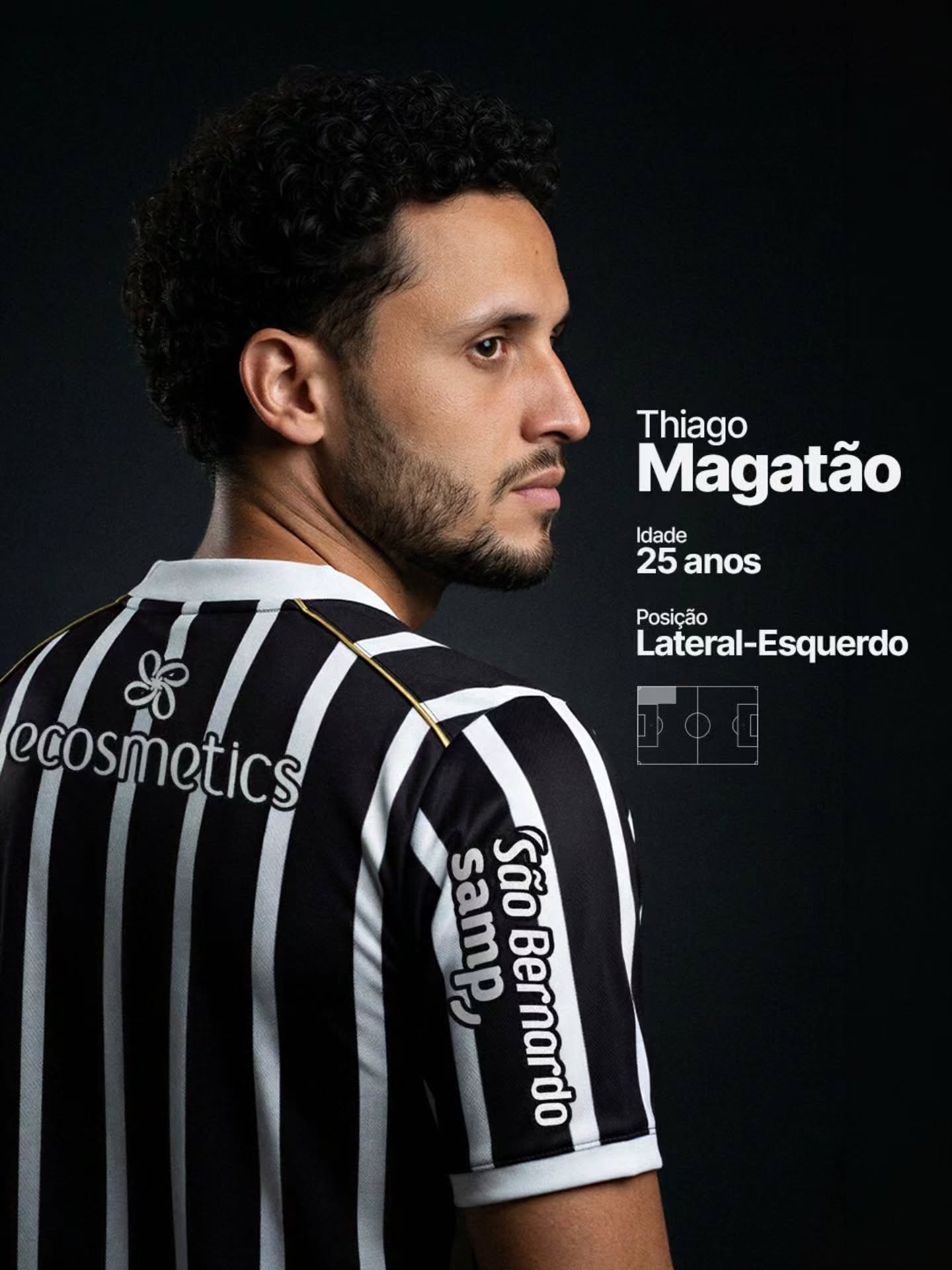 Thiago Magatão é anunciado como primeiro reforço do Rio Branco-ES
