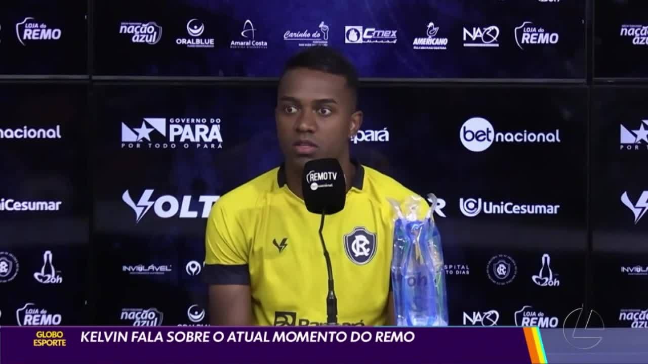 Kelvin fala do momento do Remo e projeta duelo contra o Botafogo-PB