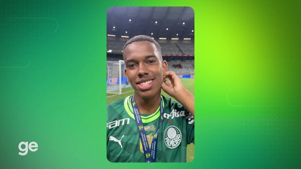 O mundo de Estêvão: joia de 16 anos vive noite mágica com estreia e título pelo Palmeiras