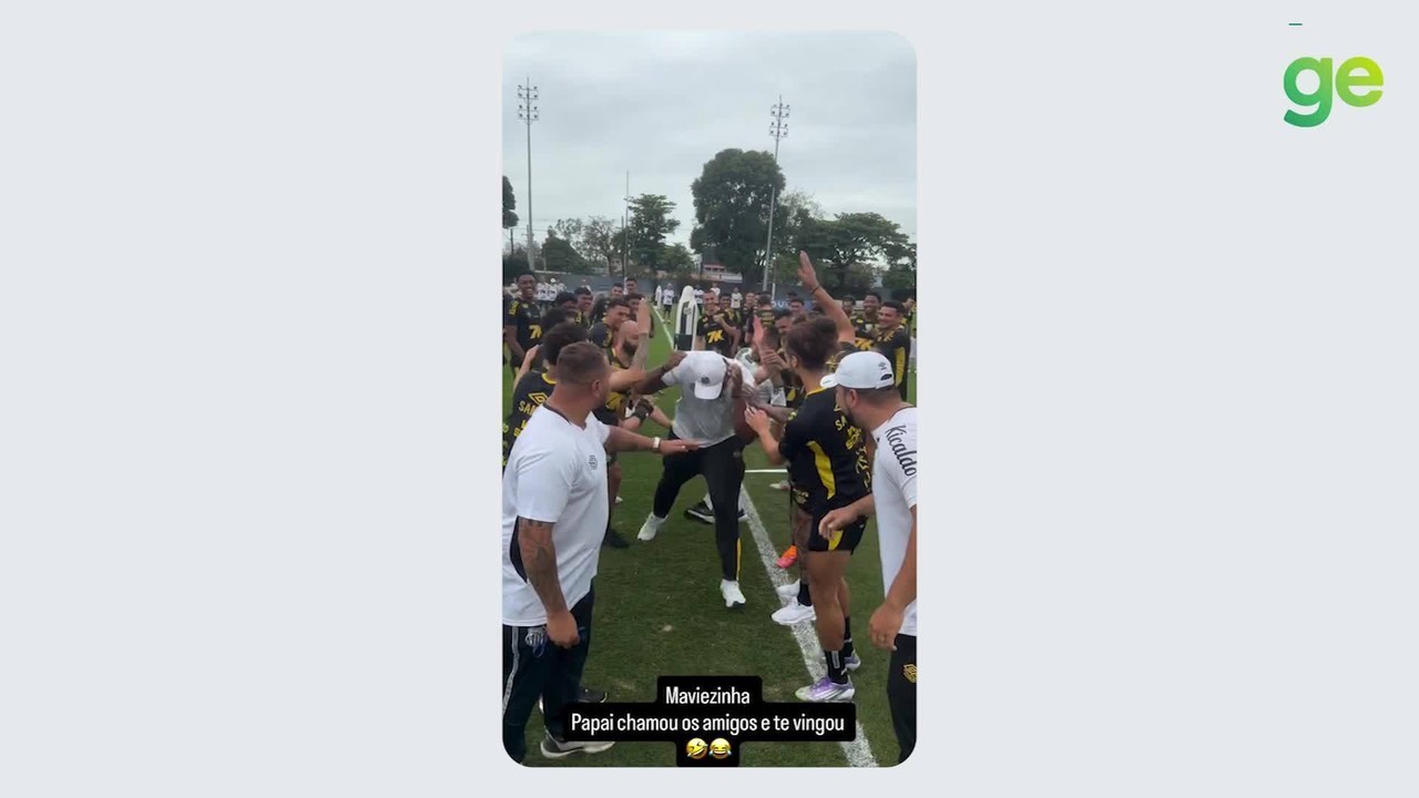 Neymar dá trote em segurança que acertou bolada em Mavie