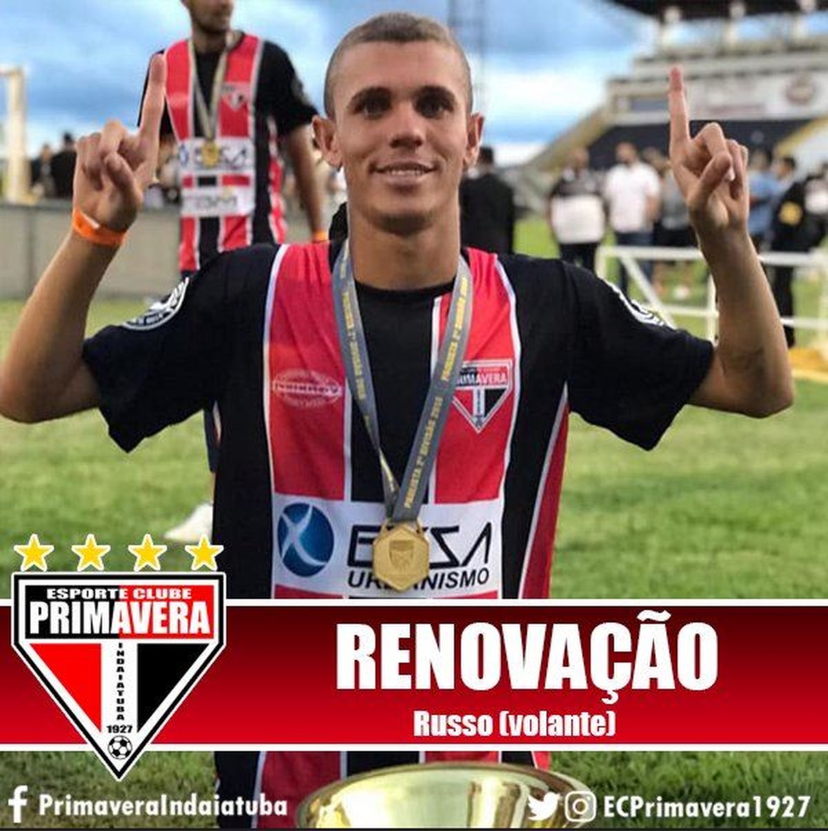 Paulista A3: Comercial anuncia volante campeão da Segunda Divisão com o  Primavera