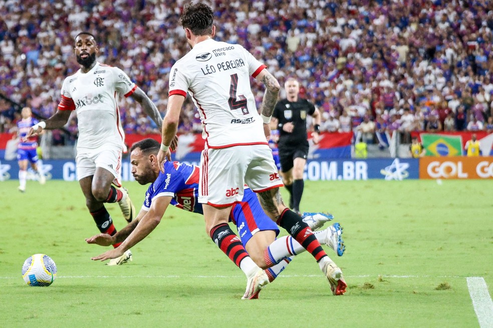 Fortaleza x Flamengo — Foto: Alexandre Lago