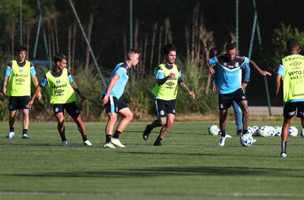Ferreira, Ronald, Nathan e Luan são opções para Renato no Grêmio — Foto: Luís Eduardo Muniz / Grêmio FBPA