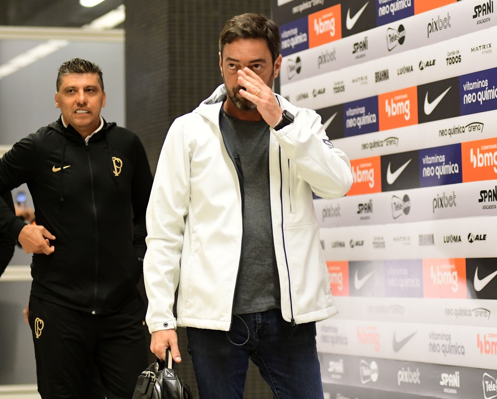 Duilio Monteiro Alves, presidente do Corinthians — Foto: Marcos Ribolli