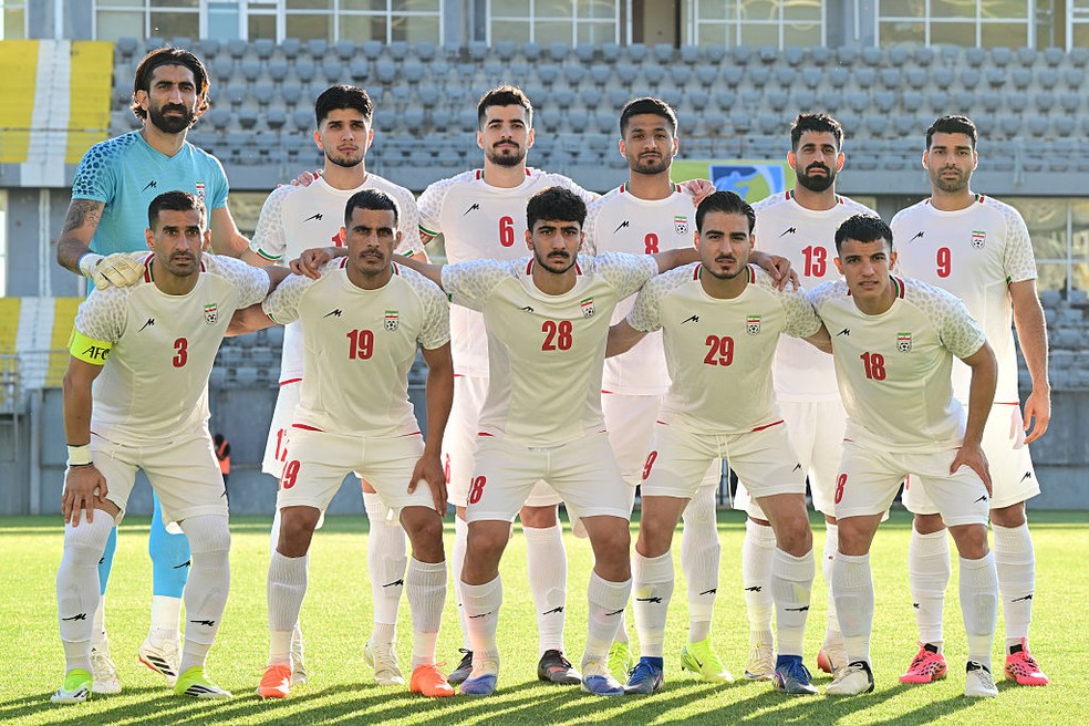 Seleção do Irã durante preparação para a Copa do Mundo