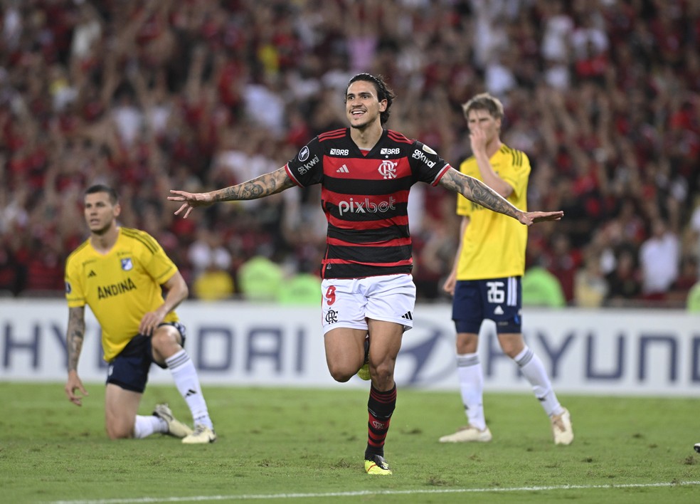 Pedro; Flamengo; Libertadores — Foto: André Durão