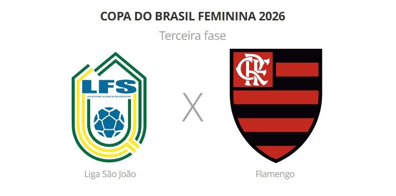 Liga São João x Flamengo: veja onde assistir ao vivo, horário e prováveis escalações