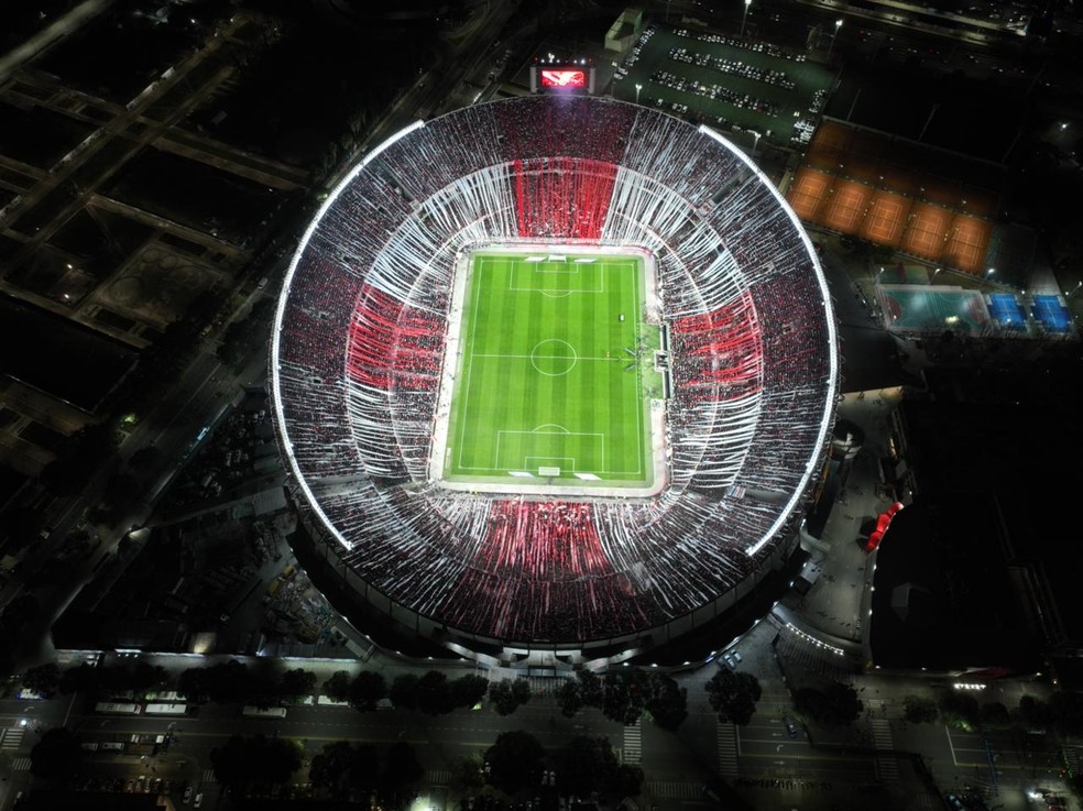 Monumental de Núñez, casa do River Plate, visto de cima — Foto: Divulgação