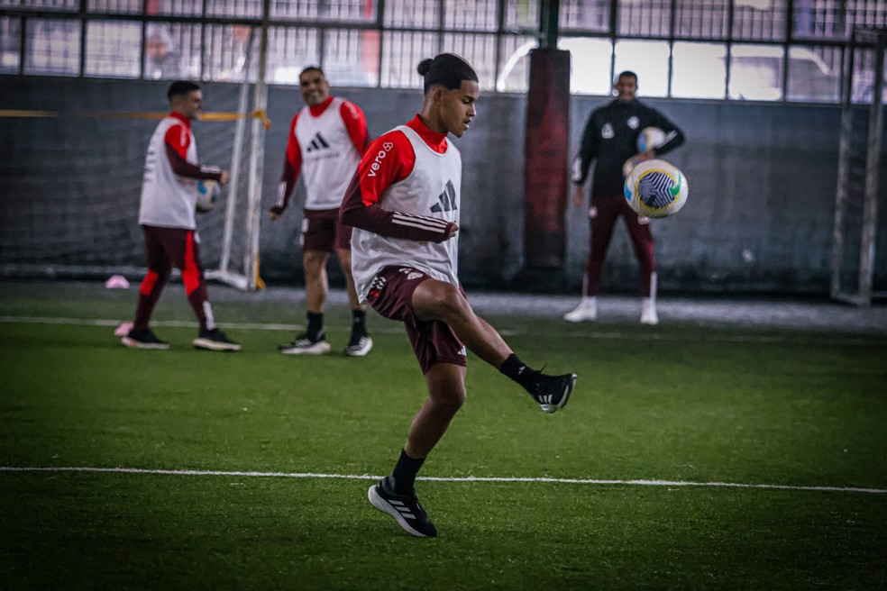Yago Noal, jovem meia do Inter — Foto: Ricardo Duarte/Divulgação, Internacional