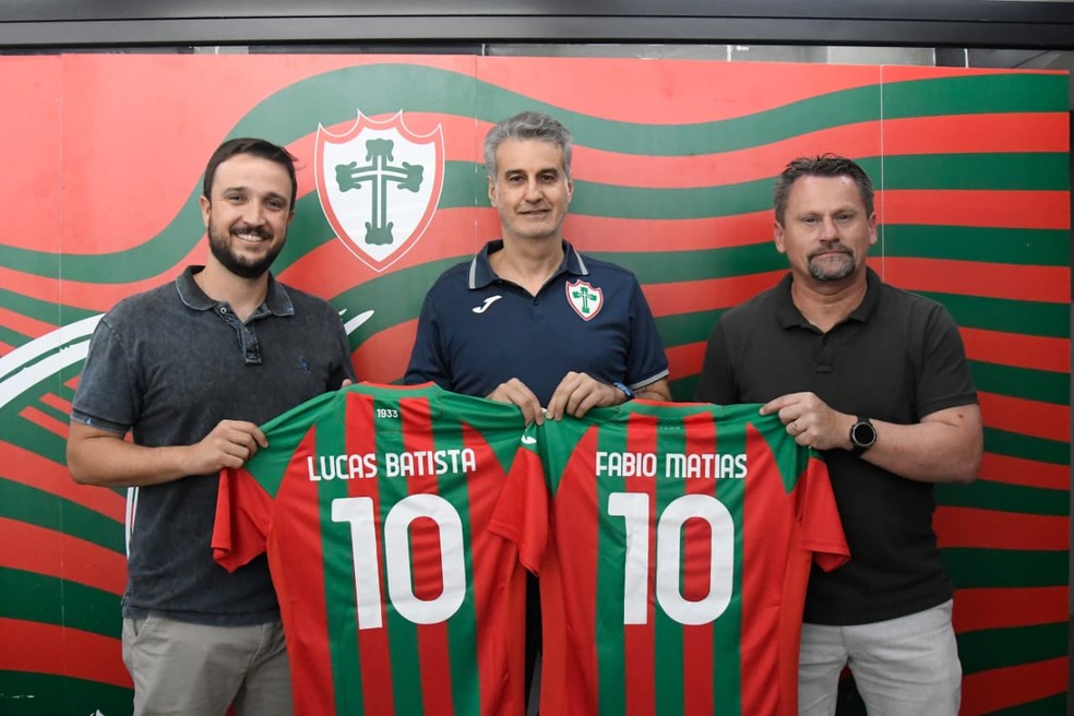 Portuguesa anuncia Fabio Matias como novo técnico — Foto: Divulgação/Portuguesa