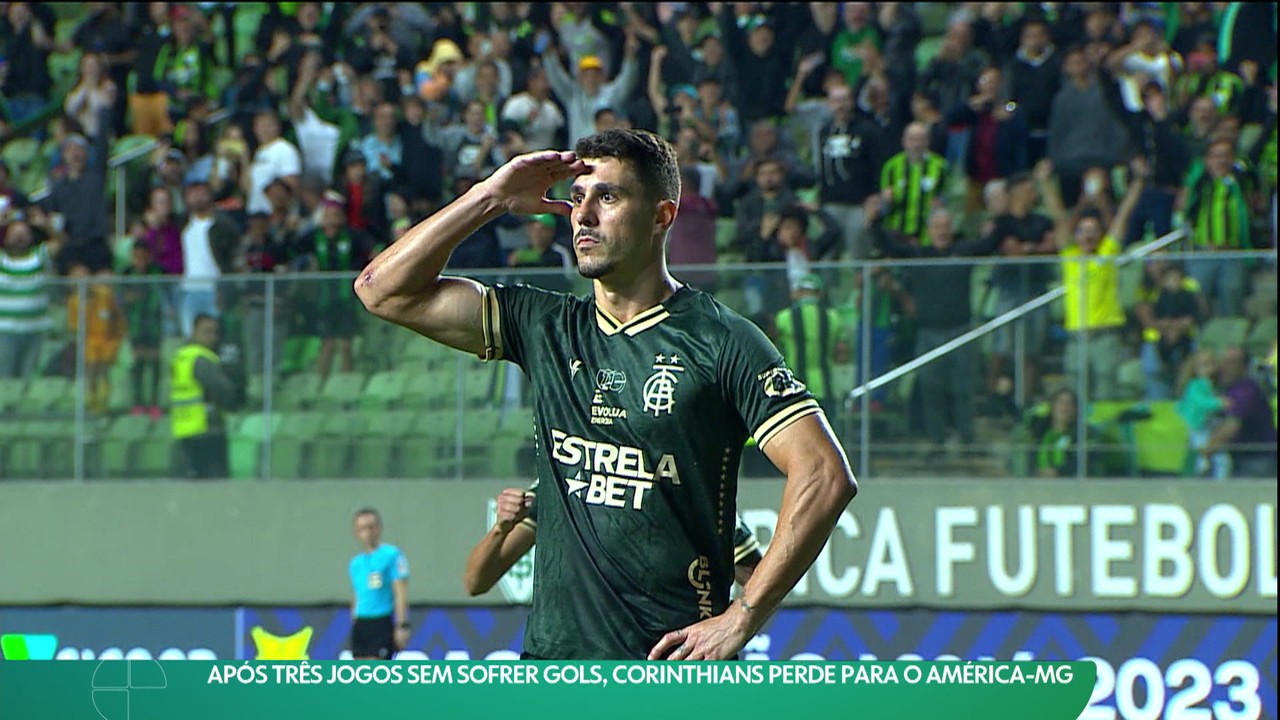 Após três jogos sem sofrer gols, Corinthians perde para o América-MG