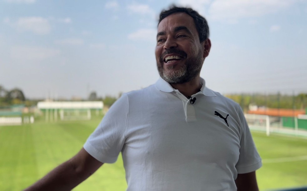 João Paulo Sampaio, coordenador da base do Palmeiras, na Academia de Futebol II