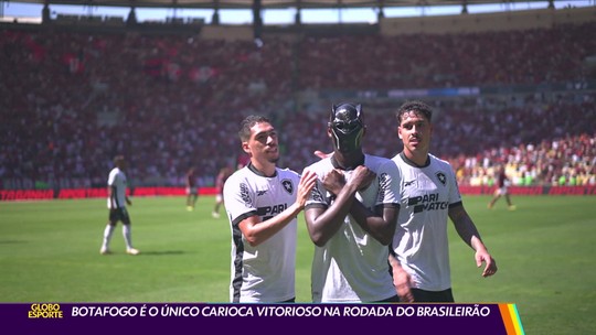 Botafogo é o único carioca vitorioso na rodada do Brasileirão - Programa: Globo Esporte RJ 