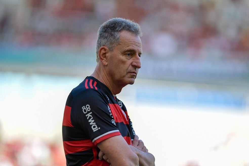 Rodolfo Landim, presidente do Flamengo — Foto: AGIF