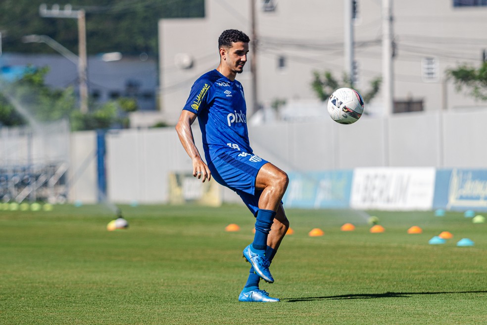 Gazão defende o Avaí em 2023 — Foto: Leandro Boeira/Avaí FC