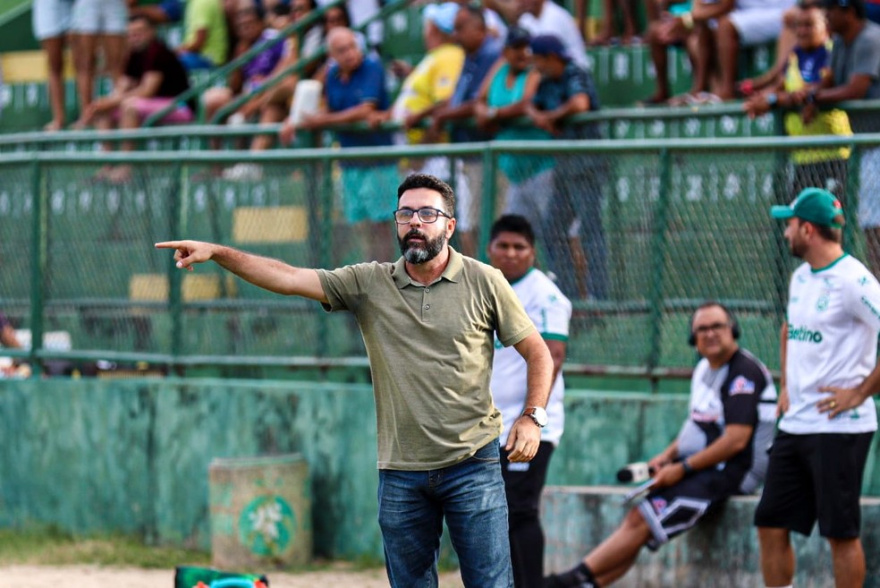 Rodrigo Fonseca, técnico do Nacional de Patos — Foto: Éder Souza / Nacional de Patos
