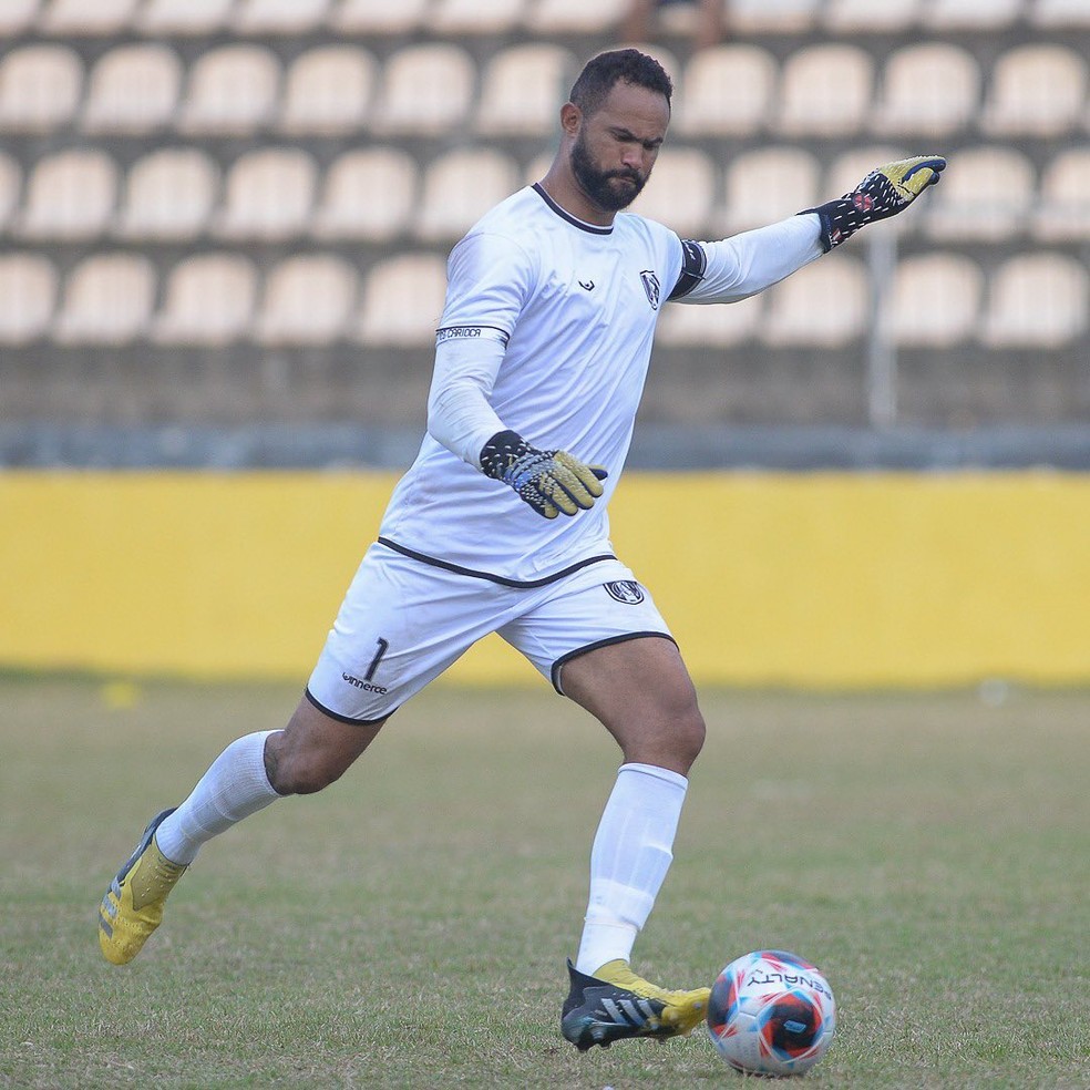 Goleiro Bruno Fernandes defendeu o Atlético Carioca, em 2023 — Foto: Clever Félix/Atlético Carioca