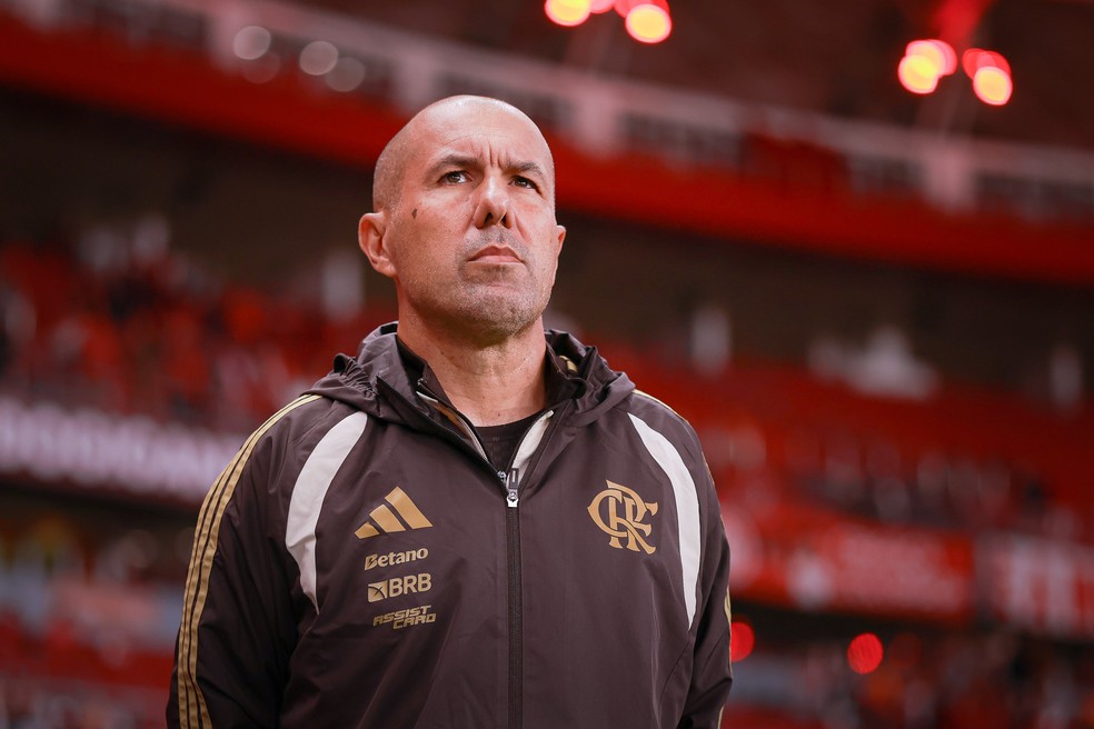 Leonardo Jardim durante Internacional x Flamengo � Foto: Maxi Franzoi/AGIF